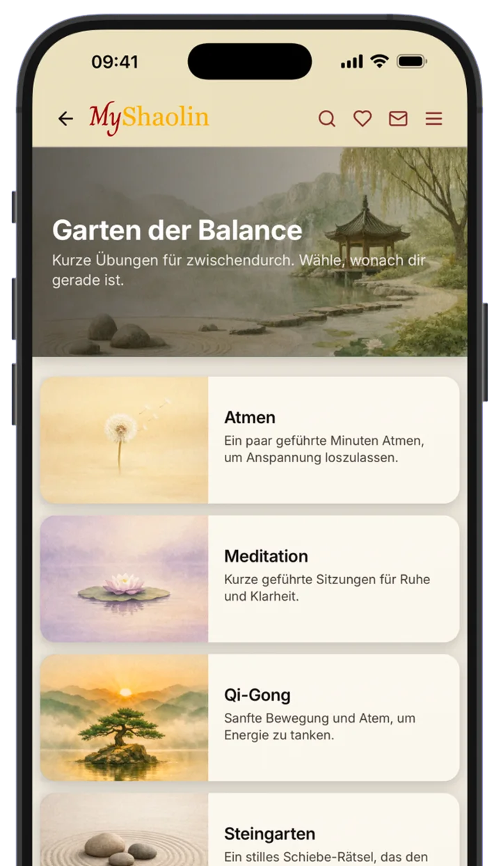 Garten der Balance mit Atmen, Meditation und Qi-Gong